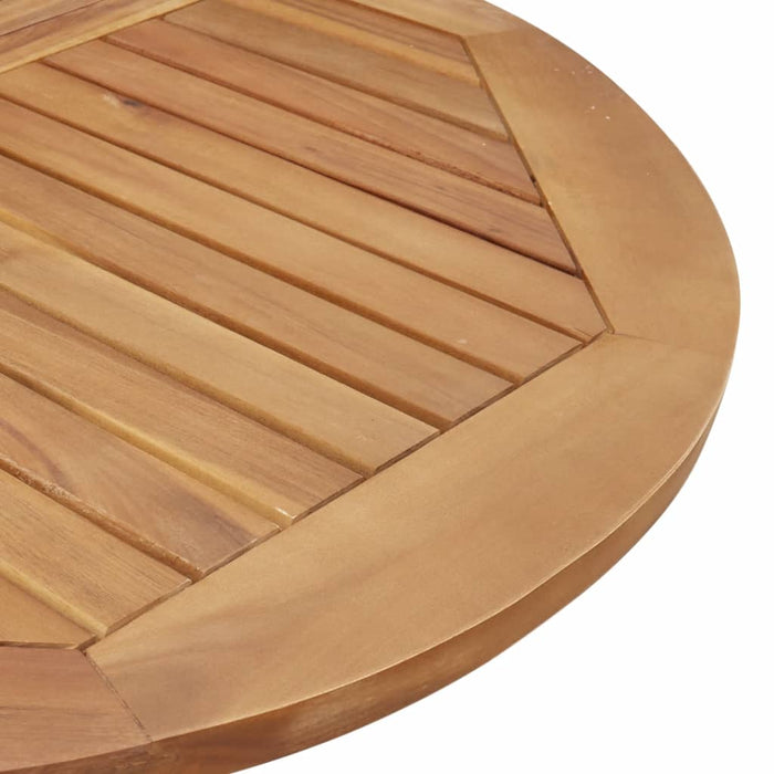 Masă de grădină rotundă, Ø110x75 cm, lemn masiv de acacia WALTI