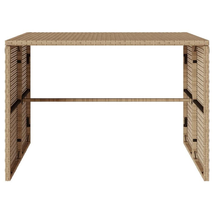Set mobilier de grădină cu perne, 3 piese, bej, poliratan - WALTI WALTI