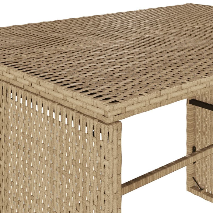 Set mobilier de grădină cu perne, 3 piese, bej, poliratan - WALTI WALTI