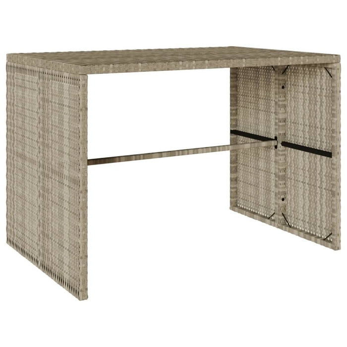 Set mobilier de grădină cu perne, 3 piese,gri deschis,poliratan - WALTI WALTI