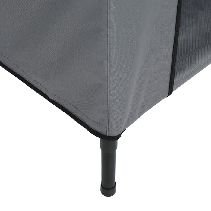 Casă pentru câini, gri deschis, țesătură Oxford și oțel - WALTI WALTI