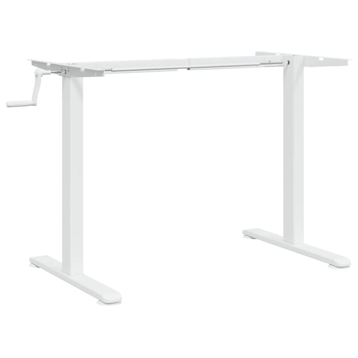Cadru birou de sine stătător alb, (94-135)x60x(70-114) cm, oțel - WALTI WALTI