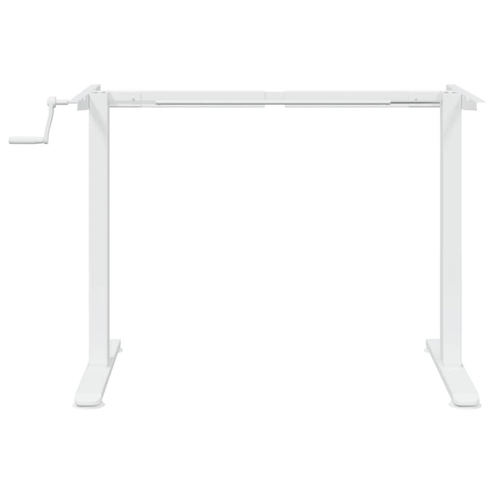 Cadru birou de sine stătător alb, (94-135)x60x(70-114) cm, oțel - WALTI WALTI