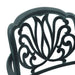 Scaune de grădină, 2 buc., verde, aluminiu turnat - WALTI WALTI