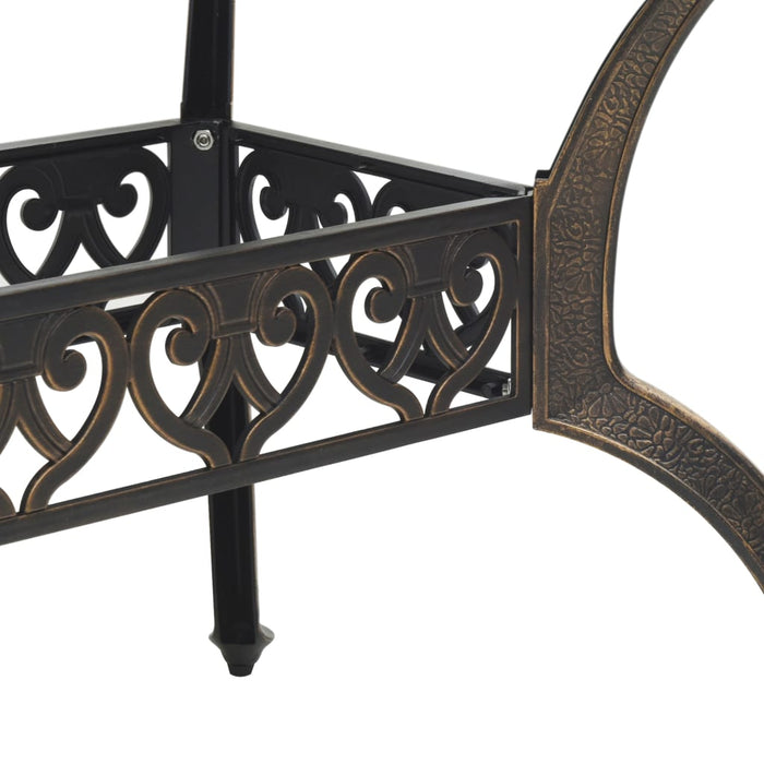 Masă de grădină, bronz, 150x90x72 cm, aluminiu turnat - WALTI WALTI