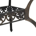 Masă de grădină, bronz, 150x90x72 cm, aluminiu turnat - WALTI WALTI