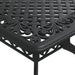 Masă de grădină, negru, 150x90x72 cm, aluminiu turnat - WALTI WALTI