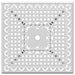 Masă de grădină, alb, 80x80x75 cm, aluminiu turnat - WALTI WALTI