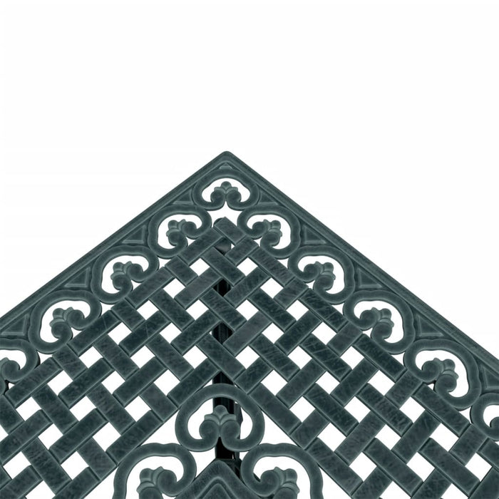 Masă de grădină, verde, 80x80x75 cm, aluminiu turnat - WALTI WALTI