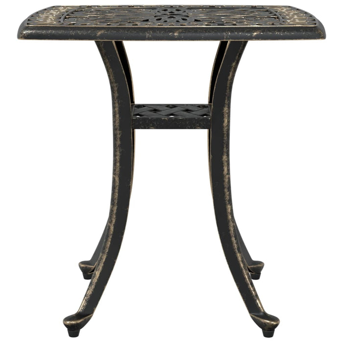 Masă de grădină, bronz, 53x53x53 cm, aluminiu turnat - WALTI WALTI