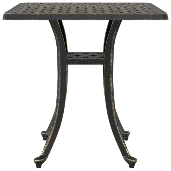 Masă de grădină, bronz, 53x53x53 cm, aluminiu turnat - WALTI WALTI