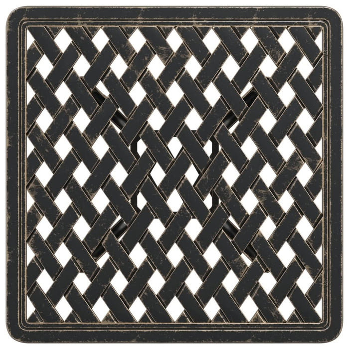 Masă de grădină, bronz, 53x53x53 cm, aluminiu turnat - WALTI WALTI