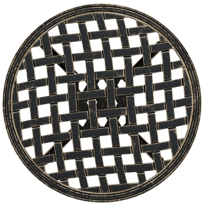 Masă de grădină, bronz, Ø48x53 cm, aluminiu turnat - WALTI WALTI