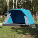 Cort de camping cabană 4 persoane albastru cu eliberare rapidă - WALTI WALTI
