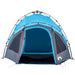 Cort de camping cupolă 3 persoane, setare rapidă, albastru - WALTI WALTI