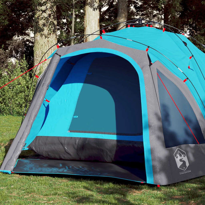 Cort de camping cupolă 3 persoane, setare rapidă, albastru - WALTI WALTI