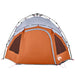 Cort camping cupolă 3 persoane, gri/portocaliu, setare rapidă - WALTI WALTI