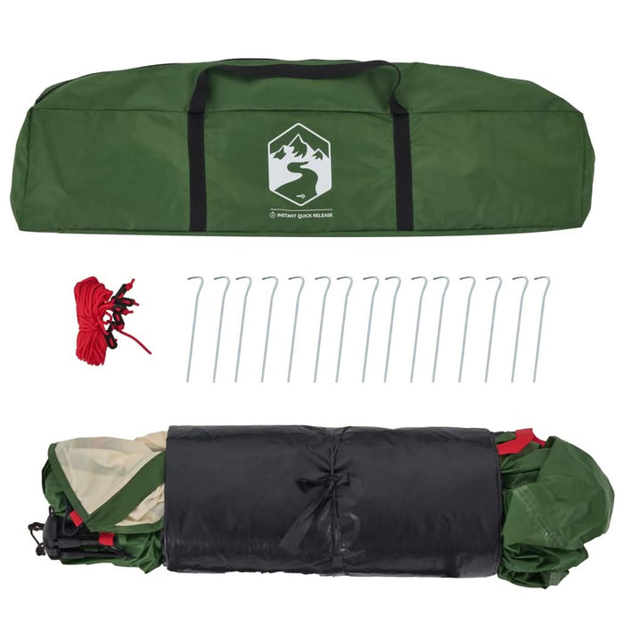 Cort de camping cupolă 3 persoane, setare rapidă, verde - WALTI WALTI
