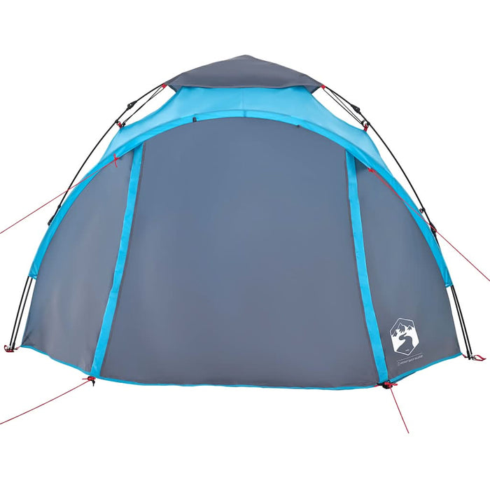 Cort de camping cupolă 3 persoane, setare rapidă, albastru - WALTI WALTI