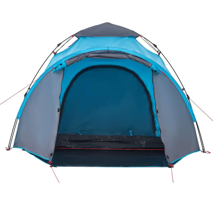 Cort de camping cupolă 3 persoane, setare rapidă, albastru - WALTI WALTI