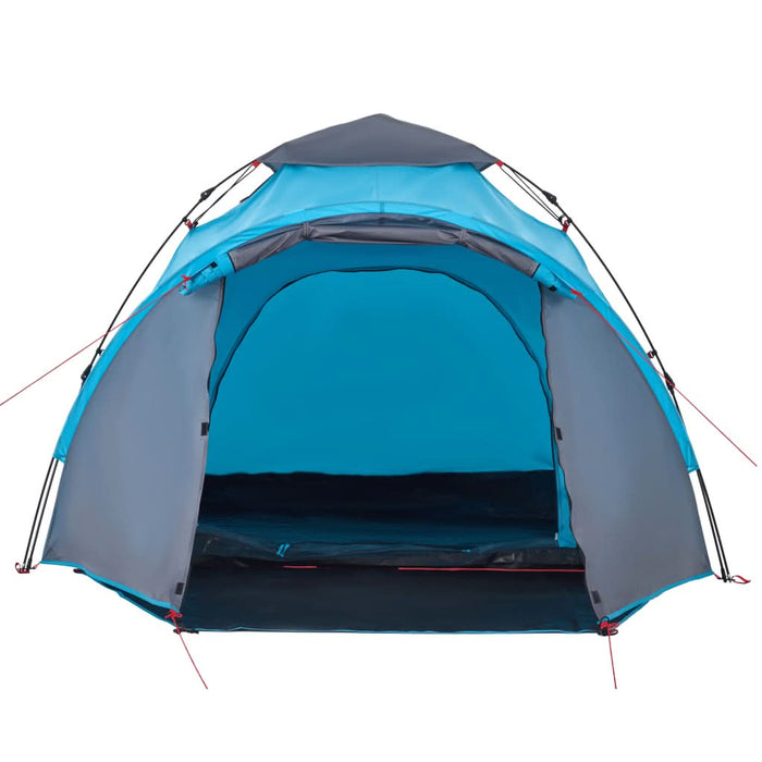 Cort de camping cupolă 3 persoane, setare rapidă, albastru - WALTI WALTI