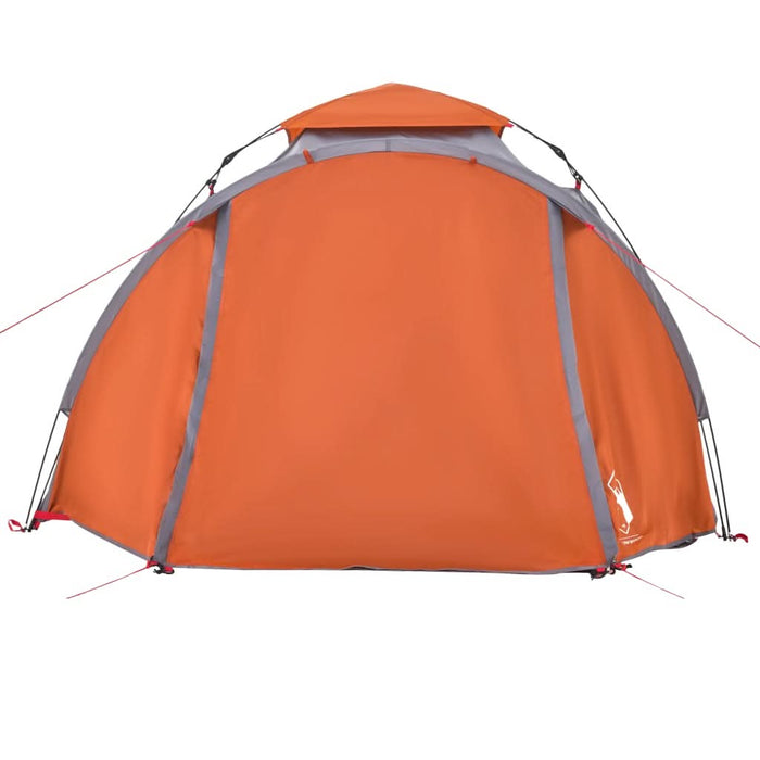 Cort camping cupolă 3 persoane, gri/portocaliu, setare rapidă - WALTI WALTI