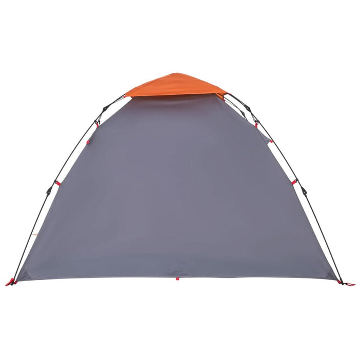Cort camping cupolă 3 persoane, gri/portocaliu, setare rapidă - WALTI WALTI