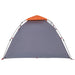 Cort camping cupolă 3 persoane, gri/portocaliu, setare rapidă - WALTI WALTI