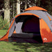 Cort camping cupolă 3 persoane, gri/portocaliu, setare rapidă - WALTI WALTI