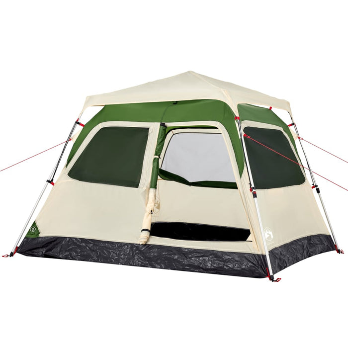Cort de camping cupolă 4 persoane, setare rapidă, verde - WALTI WALTI