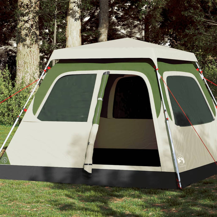 Cort de camping cupolă 4 persoane, setare rapidă, verde - WALTI WALTI