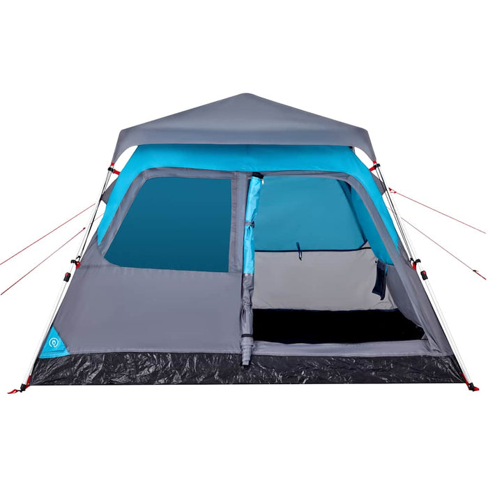 Cort de camping cupolă 4 persoane, setare rapidă, albastru - WALTI WALTI