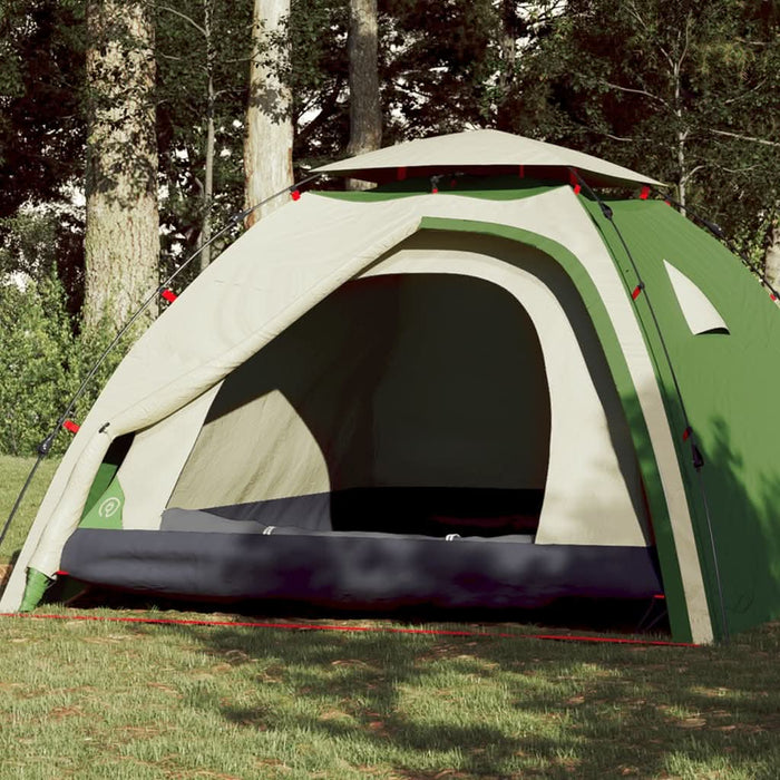 Cort de camping cupolă 4 persoane, setare rapidă, verde - WALTI WALTI