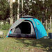 Cort de camping cupolă 4 persoane, setare rapidă, albastru - WALTI WALTI