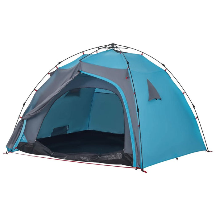 Cort de camping cupolă 4 persoane, setare rapidă, albastru - WALTI WALTI