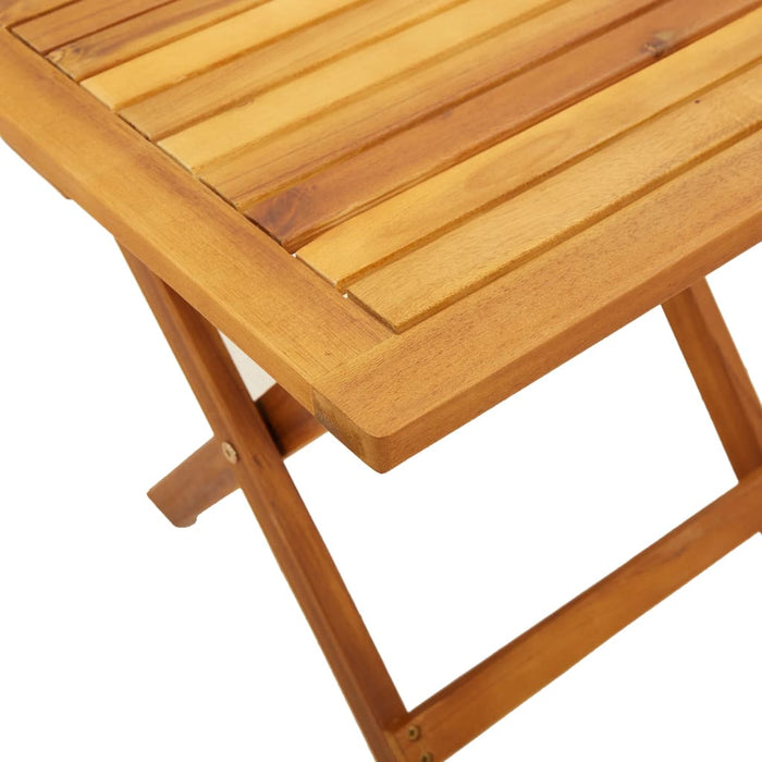 Masă laterală de grădină 40x40x40 cm lemn masiv de acacia - WALTI WALTI
