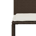 Set mobilier de grădină cu perne, 7 piese, maro, poliratan - WALTI WALTI