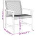 Set mobilier bistro, 3 piese, poliratan bej/lemn de acacia - WALTI WALTI