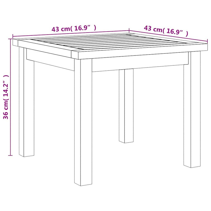 Set mobilier bistro, 3 piese, poliratan bej/lemn de acacia - WALTI WALTI