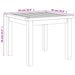 Set mobilier bistro, 3 piese, poliratan bej/lemn de acacia - WALTI WALTI