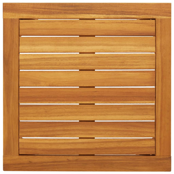 Set mobilier de grădină, 5 piese, poliratan gri/lemn de acacia WALTI