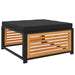 Taburet de grădină cu pernă 68x68x30 cm lemn masiv acacia - WALTI WALTI