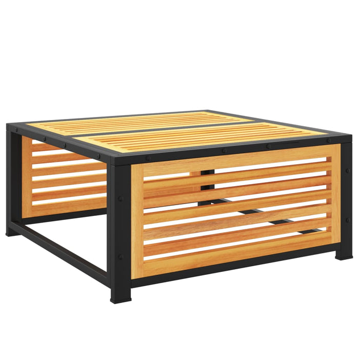 Taburet de grădină cu pernă 68x68x30 cm lemn masiv acacia - WALTI WALTI