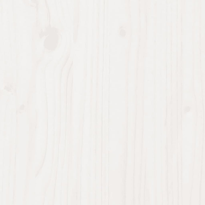 Set mobilier relaxare grădină, 2 piese, alb, lemn masiv de pin - WALTI WALTI