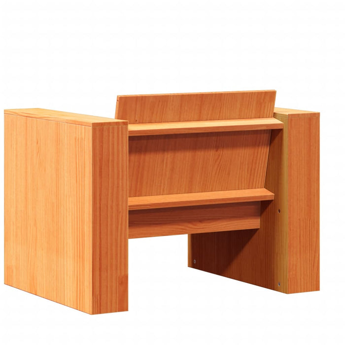 Set mobilier grădină, 2 piese, maro ceruit, lemn masiv pin - WALTI WALTI