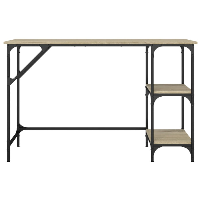 Birou, stejar sonoma, 120x50x75 cm, metal și lemn prelucrat - WALTI WALTI