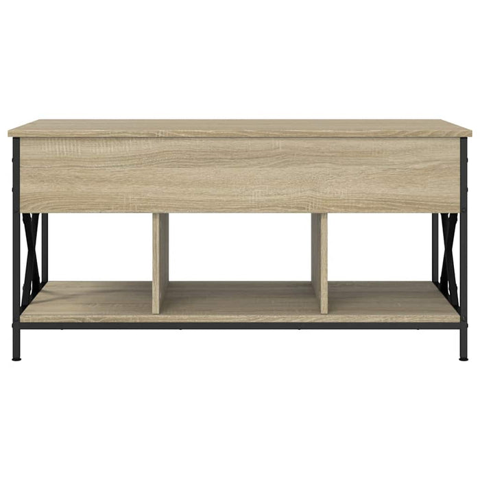 Măsuță de cafea stejar sonoma 100x55x50 cm lemn prelucrat/metal - WALTI WALTI