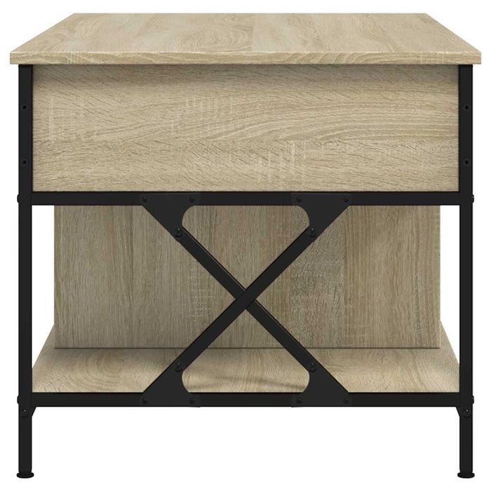 Măsuță de cafea stejar sonoma 100x55x50 cm lemn prelucrat/metal - WALTI WALTI