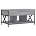 Măsuță de cafea gri sonoma 100x55x50 cm lemn prelucrat și metal - WALTI WALTI
