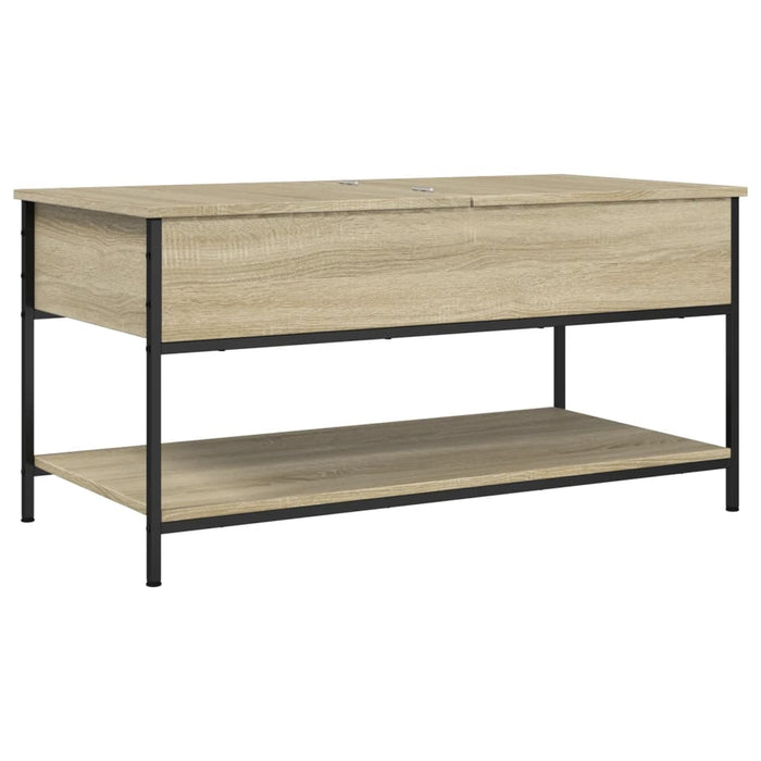 Măsuță de cafea stejar sonoma 100x50x50 cm lemn prelucrat/metal WALTI